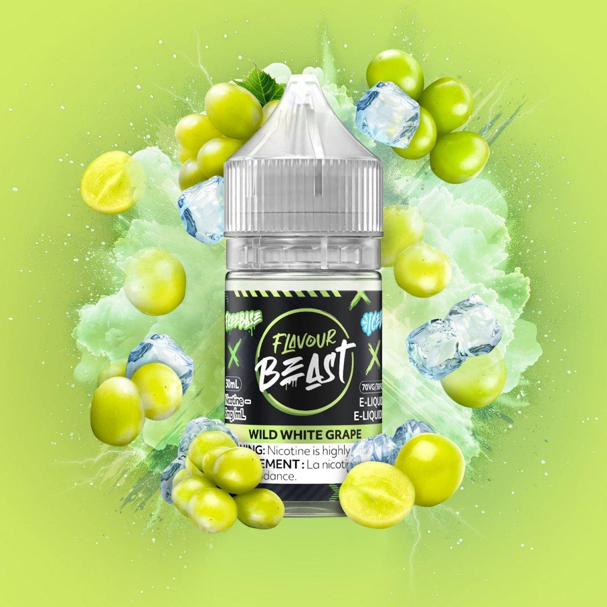 Shop Wild White Grape Iced by Flavour Beast - Freebase Vape Juice - at Vapeshop Mania