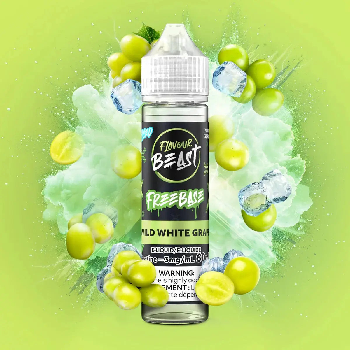 Wild White Grape Iced by Flavour Beast - Freebase Vape Juice - Vapeshop Mania