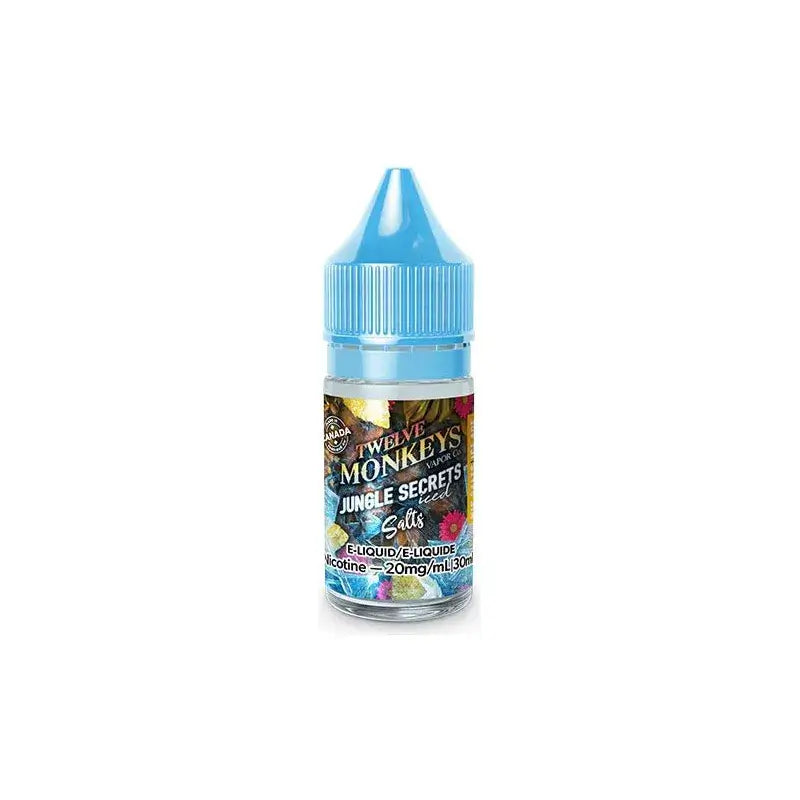 Twelve Monkeys Ice Age - Jungle Secrets Iced - E-liquide Salt Nic, 30 ml