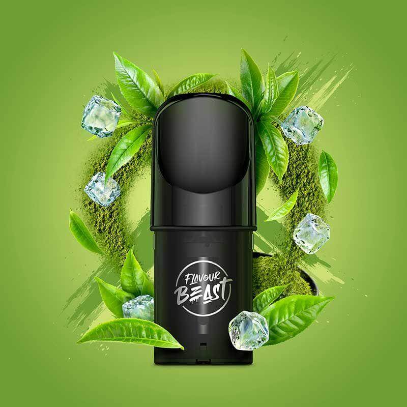 Flavour Beast Pod 3-Pack - Mighty Matcha Ice - Prefilled Pod - Vapeshop Mania