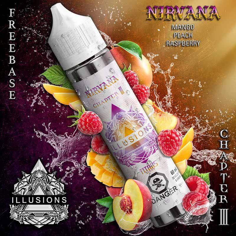 Illusions - Nirvana - 60mL E-Liquid - Freebase E-Liquid - Vapeshop Mania