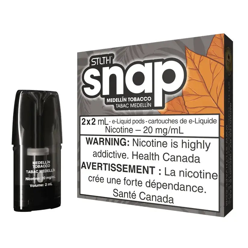 Lot de 2 pods STLTH SNAP - Tabac de Medellín