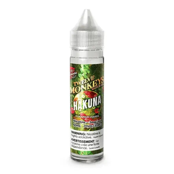 Twelve Monkeys - Hakuna - E-liquide 60 ml - E-liquide Freebase - Vapeshop Mania