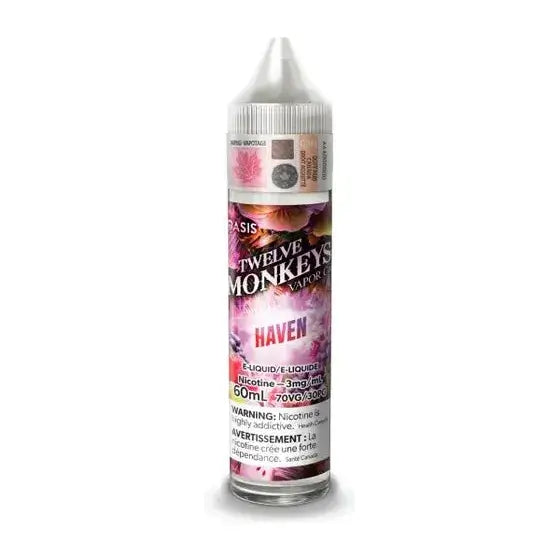 Twelve Monkeys - Haven - 60mL E-Liquid - Freebase E-Liquid - Vapeshop Mania