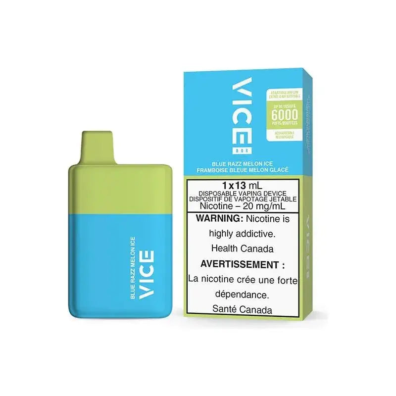 Vice Box 6K - Blue Razz Melon Ice - Vape jetable - Vapeshop Mania