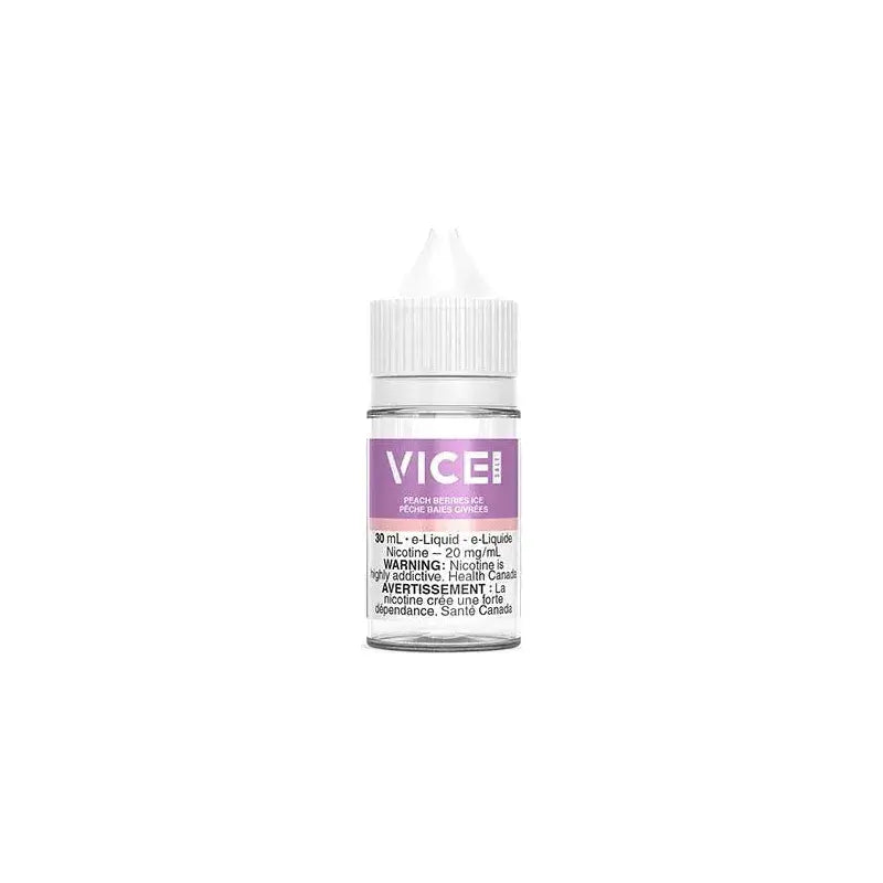 Vice - Peach Berries Ice - 30mL Salt Nic E-Liquid - Salt Nic E-Liquid - Vapeshop Mania