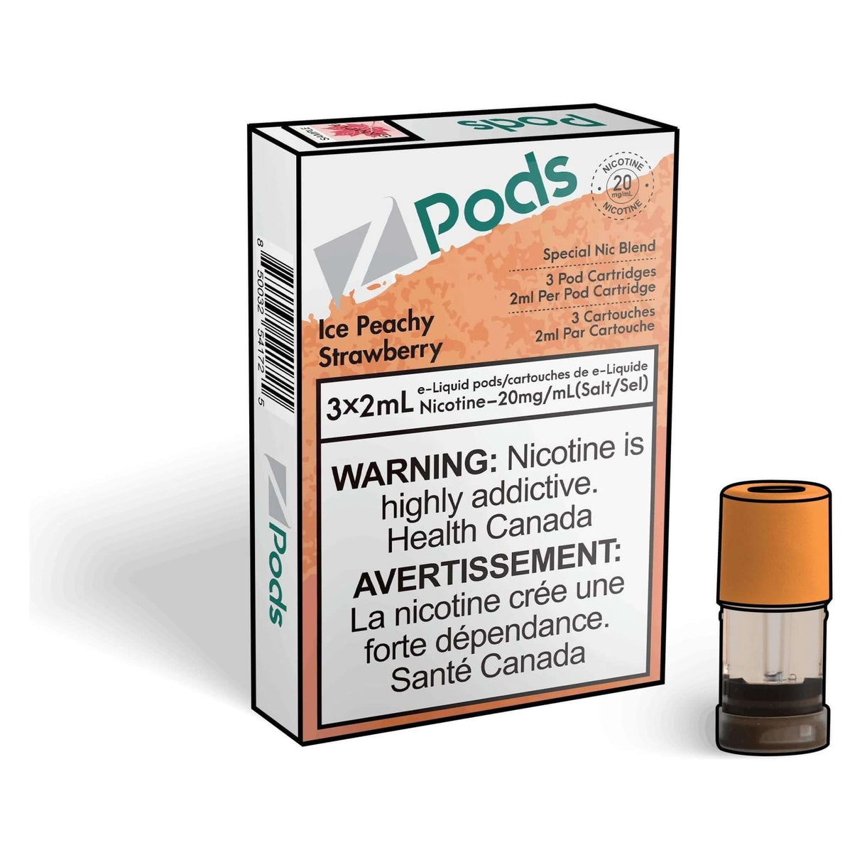 Z Pods Pod 3-Pack - Ice Peachy Strawberry