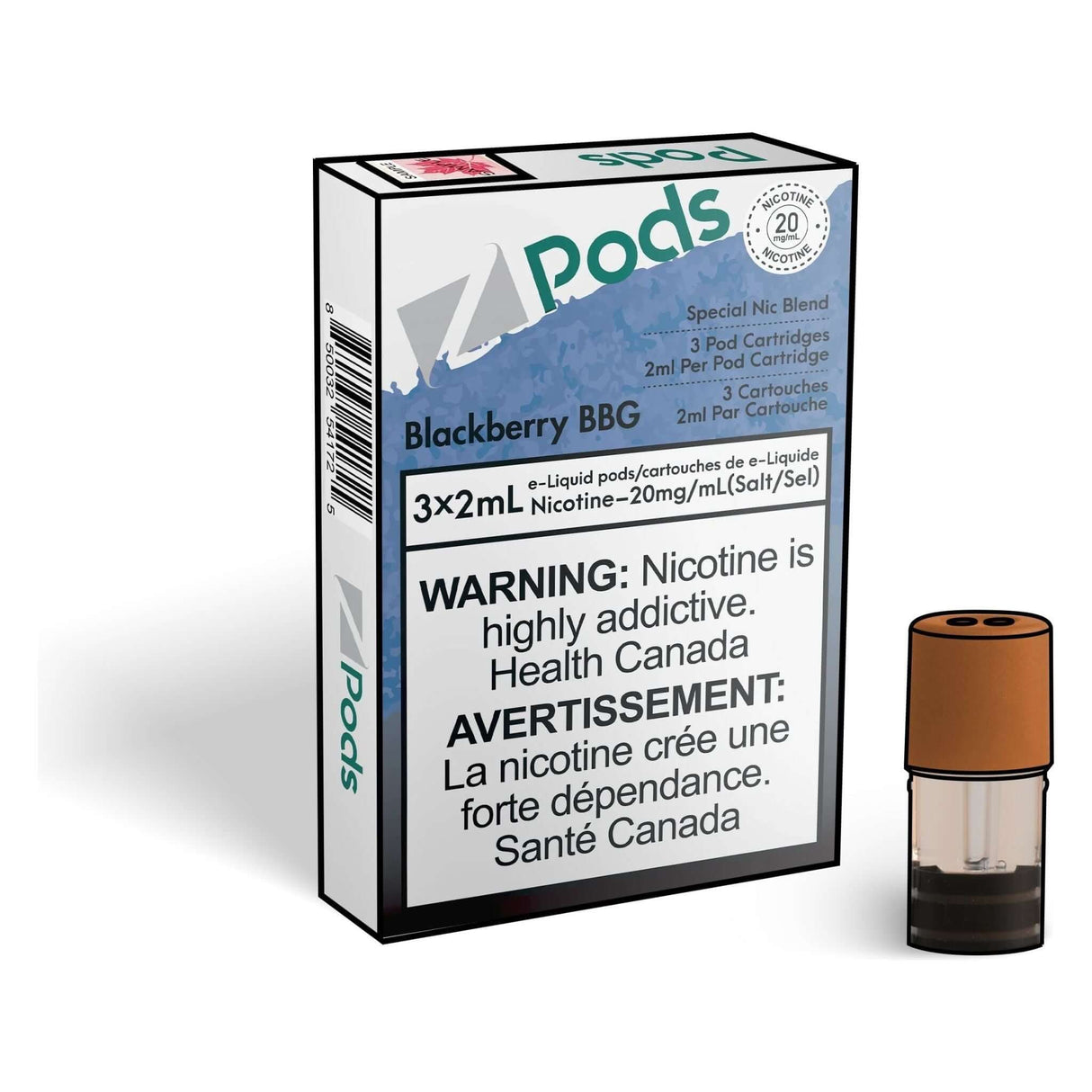 Z Pods STLTH Compatible Pod 3-Pack - Blueberry On The Rocks - Prefilled Pod - Vapeshop Mania