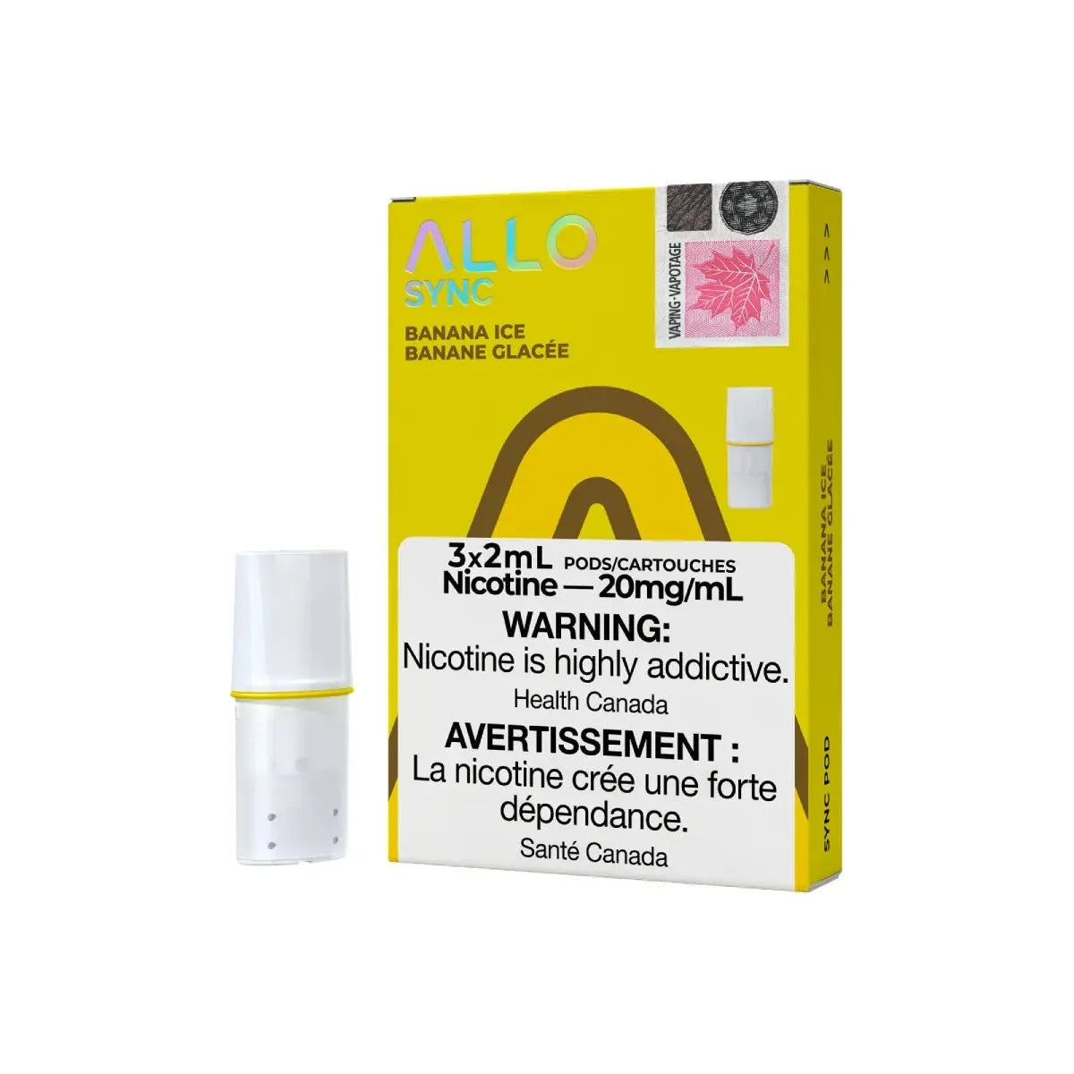 ALLO Sync Pod Pack - Banana Ice - Vapeshop Mania