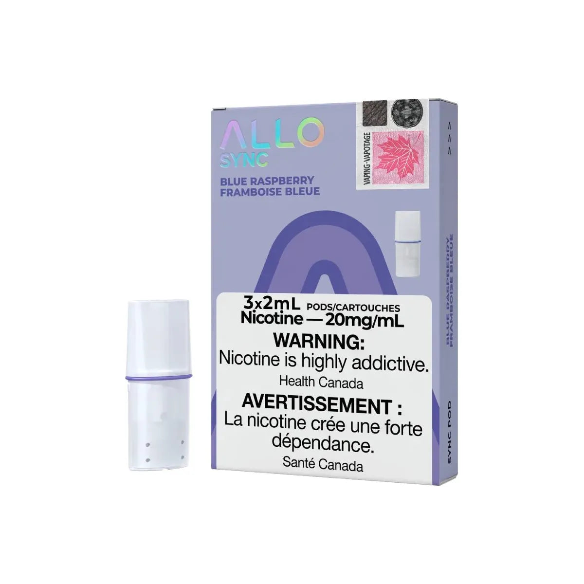 ALLO Sync Pod Pack - Blue Raspberry - Vapeshop Mania