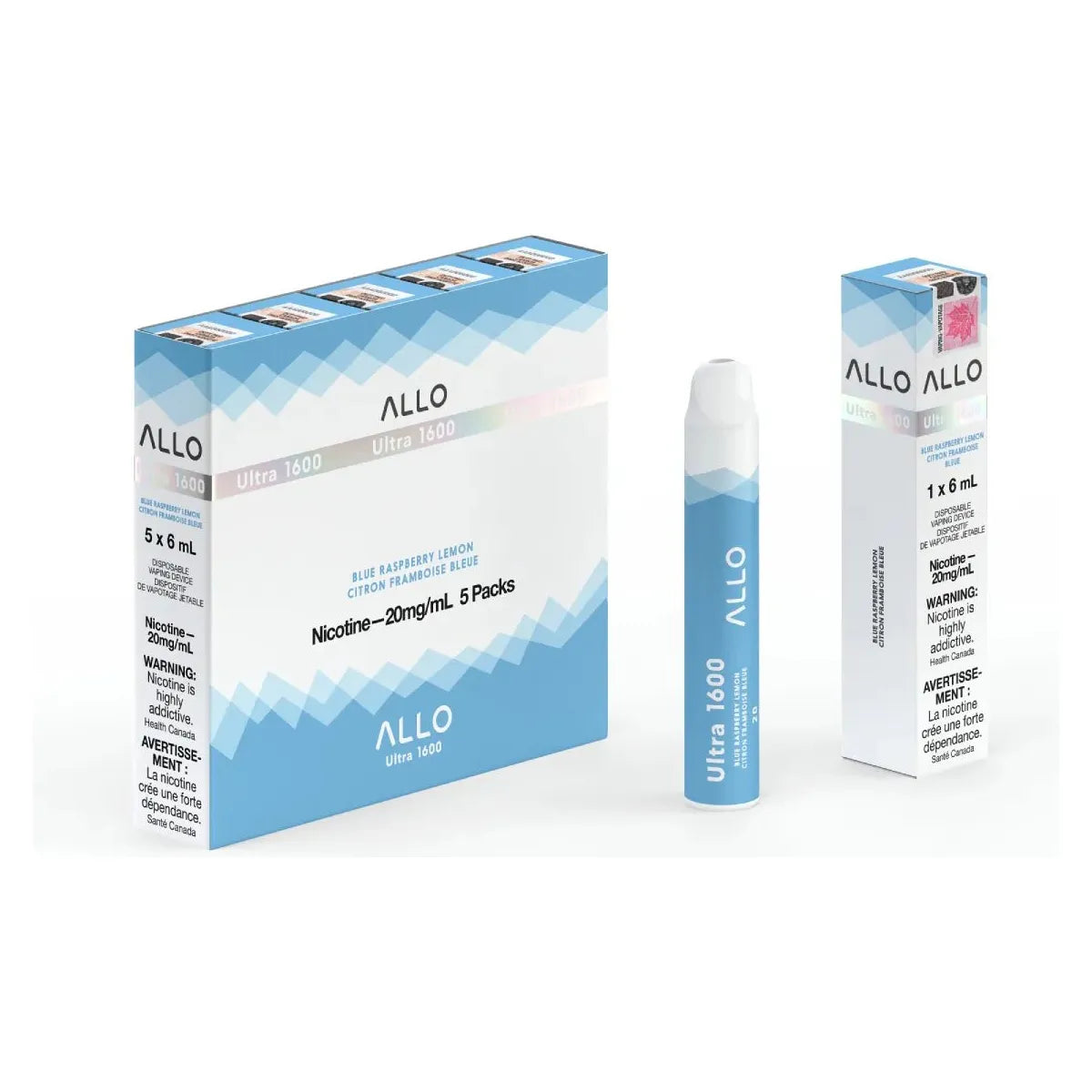 ALLO Ultra 1600 Disposable - Blue Raspberry Lemon - Vapeshop Mania