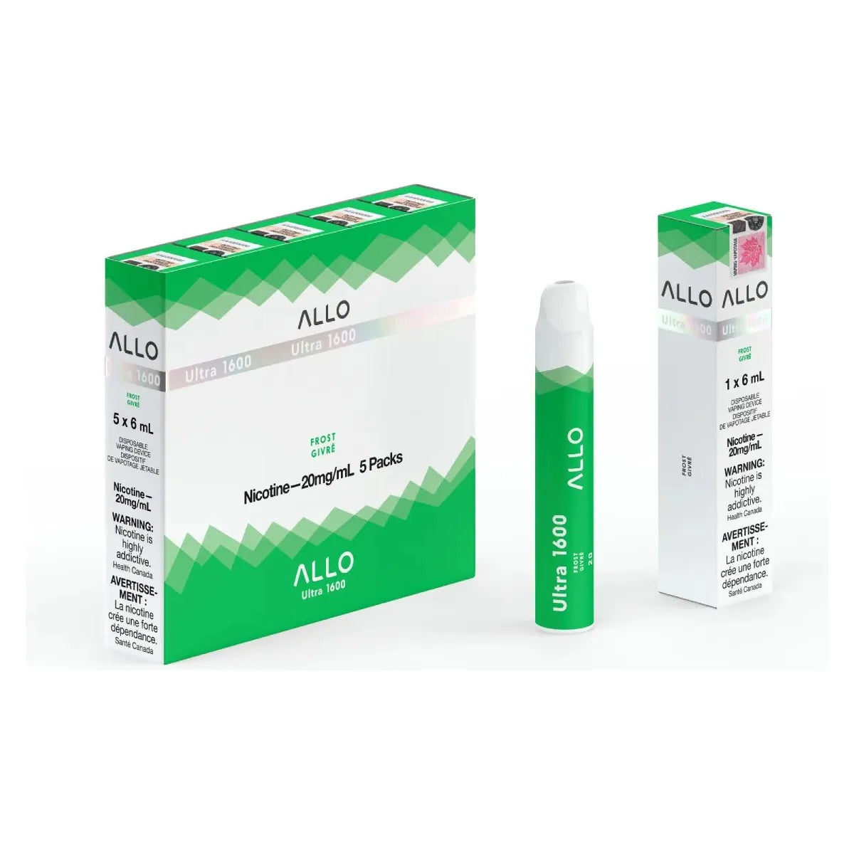 ALLO Ultra 1600 Disposable - Frost - Vapeshop Mania