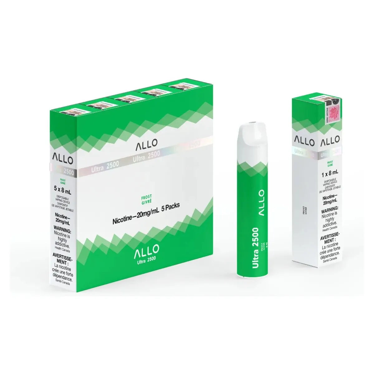 ALLO Ultra 2500 Disposable - Frost - Vapeshop Mania