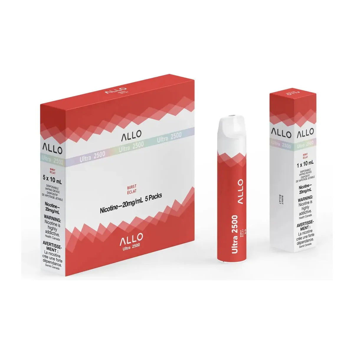 ALLO Ultra 2500 Disposable - Fruity Explosion (Burst) - Vapeshop Mania
