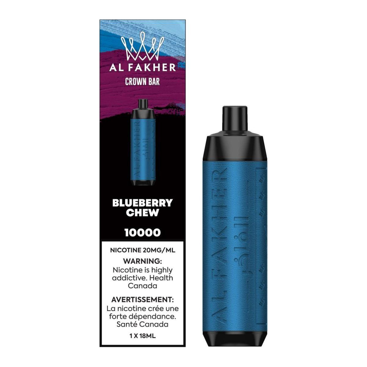 AL FAKHER Crown Bar 10K Disposable - Blueberry Chew - Vapeshop Mania