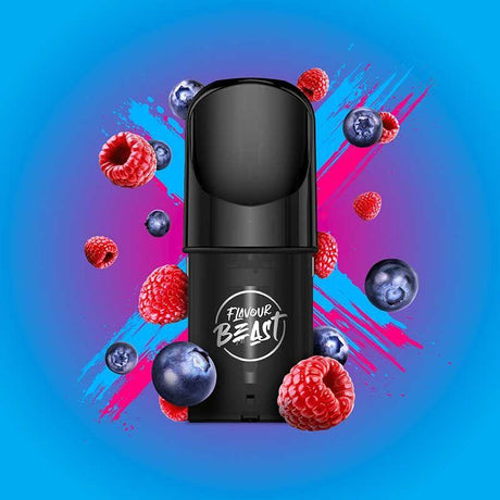 Flavour Beast Pod Pack - Bomb Blue Razz - Vapeshop Mania