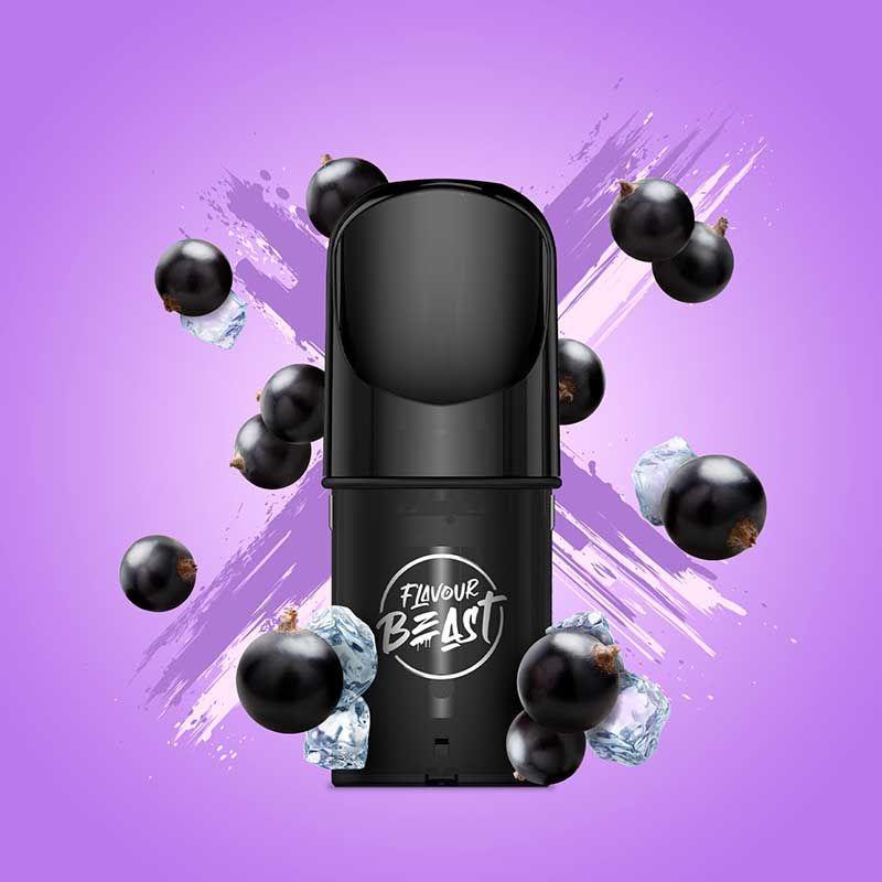 Flavour Beast Pod Pack - Bumpin' Blackcurrant Iced - Vapeshop Mania