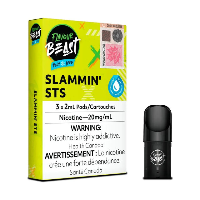 Flavour Beast Pod Pack - Slammin' STS (Sour Snap) - Vapeshop Mania