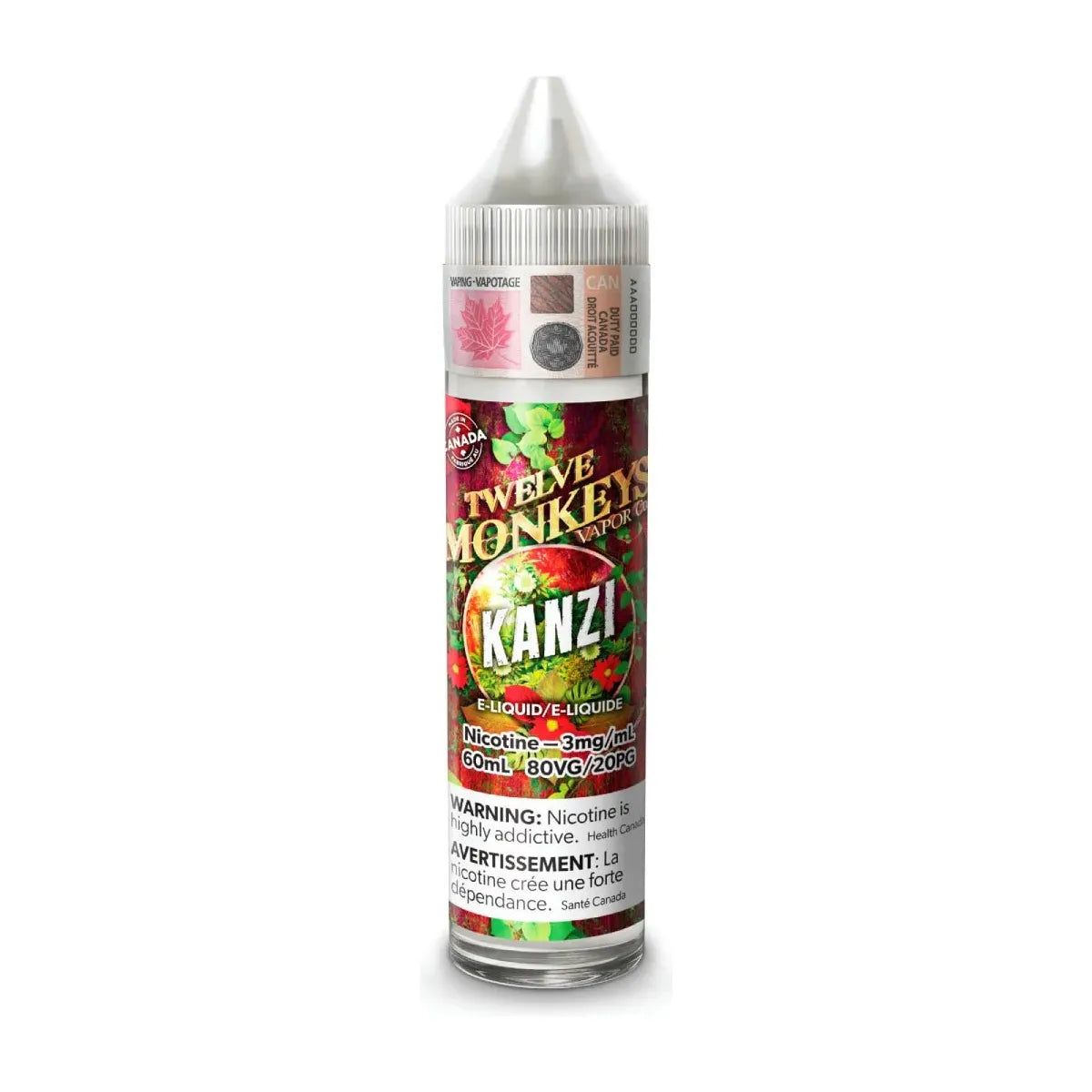 Kanzi by Twelve Monkeys - Freebase Vape Juice - Vapeshop Mania
