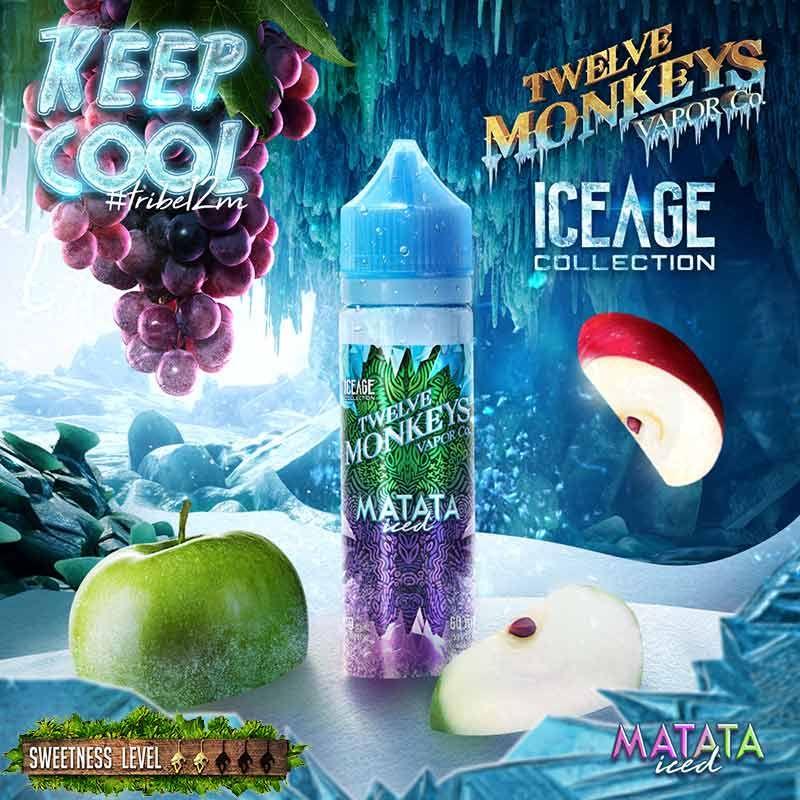 Matata Iced by Twelve Monkeys Ice Age - Freebase Vape Juice - Vapeshop Mania