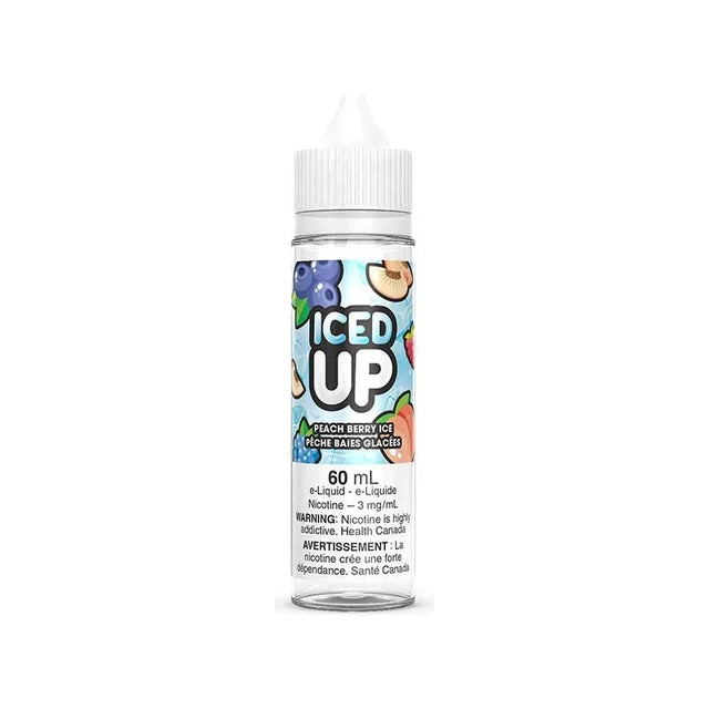 Peach Berry Ice by Iced Up - Freebase Vape Juice - Vapeshop Mania