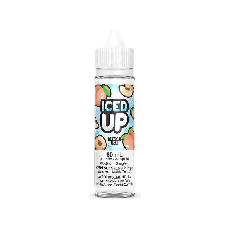 Peach Ice by Iced Up - Freebase Vape Juice - Vapeshop Mania