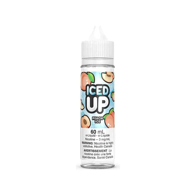 Peach Ice by Iced Up - Freebase Vape Juice - Vapeshop Mania
