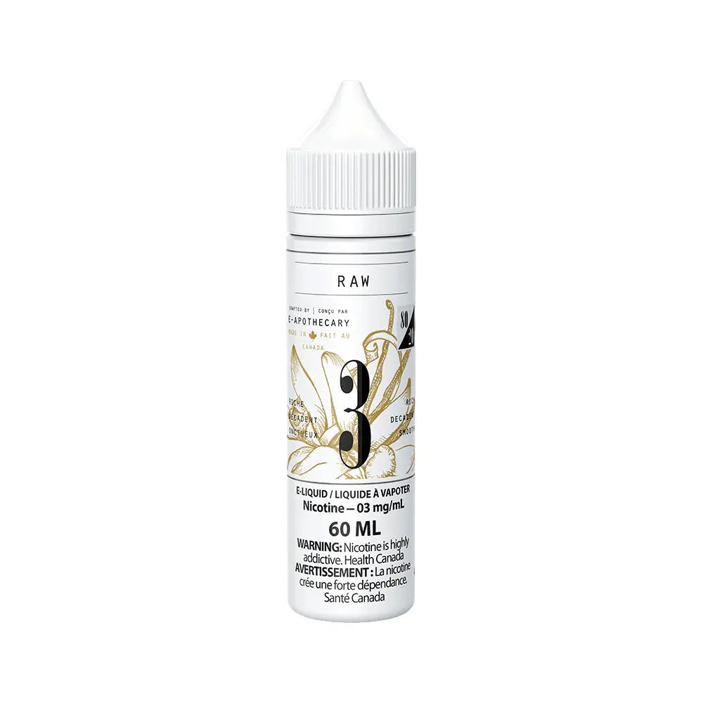 Raw By Vaporus E-Liquid 60mL - Freebase Vape Juice - Vapeshop Mania