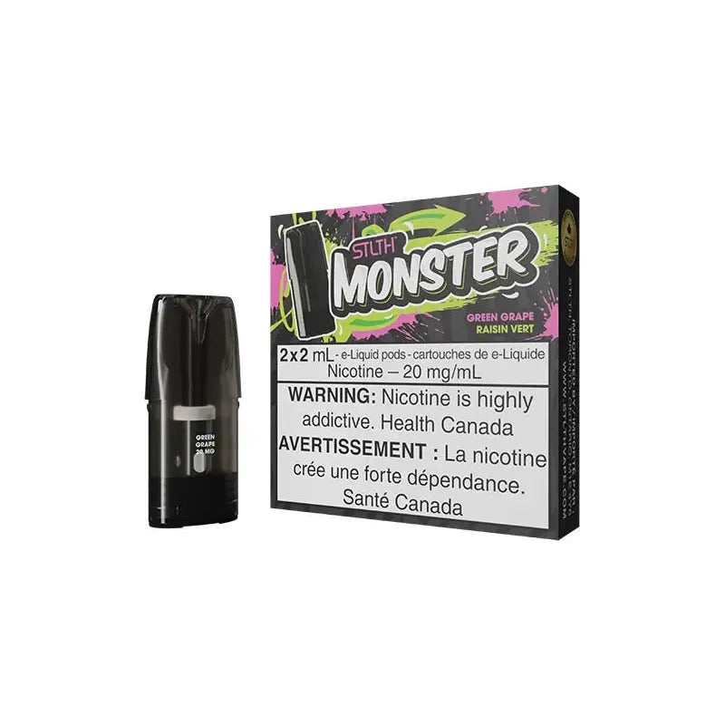 STLTH Monster Pod Pack - Green Grape - Vapeshop Mania