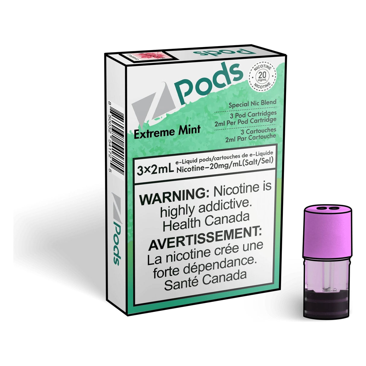 Z pods - Extreme Mint - Vapeshop Mania