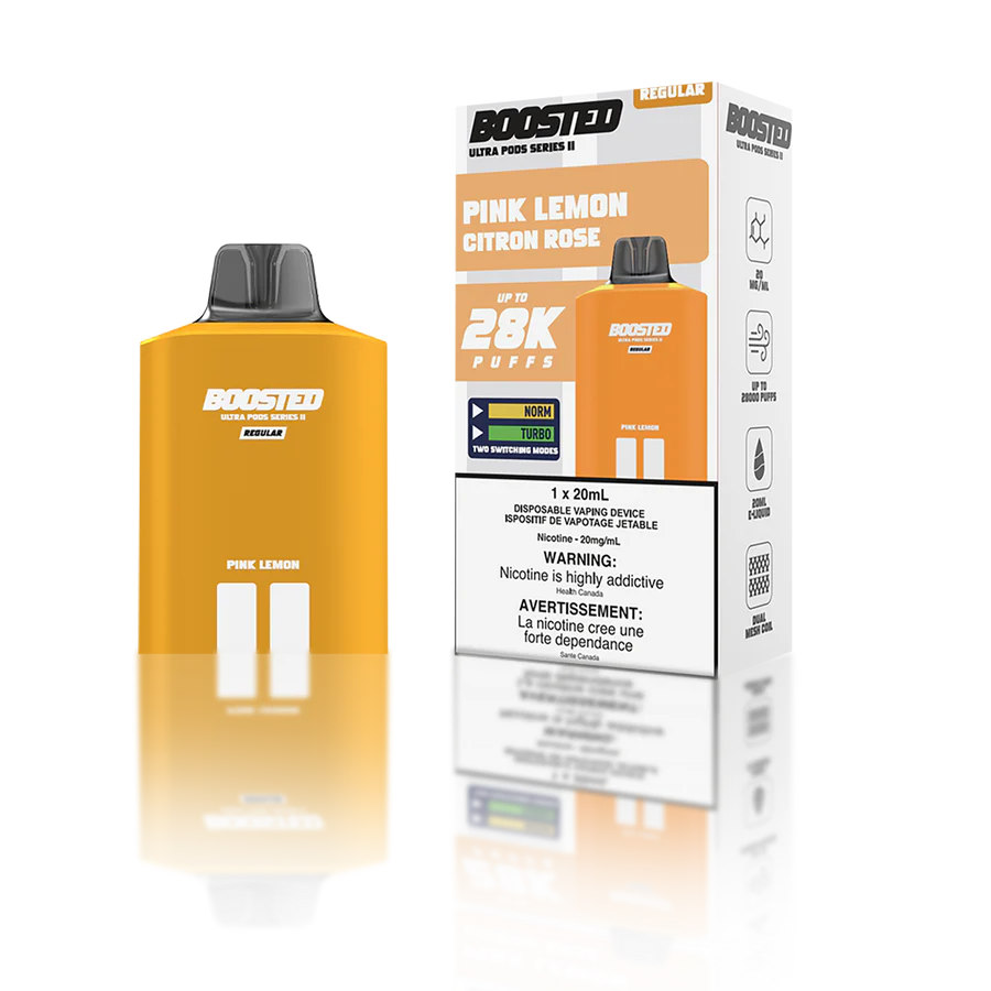 Boosted Ultra Series II 28K Pod 20ml - Pink Lemon