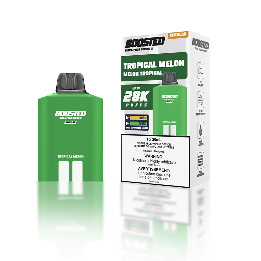 Boosted Ultra Series II 28K Pod 20ml - Tropical Melon
