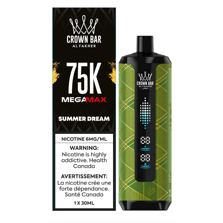 Al Fakher Crown Bar 75K - Summer Dream - Disposable Vape - Vapeshop Mania