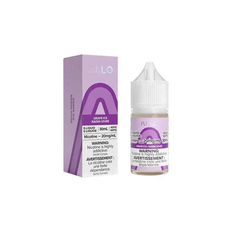 Allo - Grape Ice - 30mL Salt Nic E-Liquid - Salt Nic E-Liquid - Vapeshop Mania