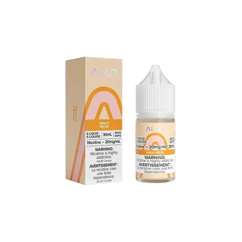 Allo - Peach - 30mL Salt Nic E-Liquid - Salt Nic E-Liquid - Vapeshop Mania