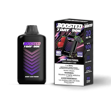 Boosted 7 jours 90K - Fusion de baies et d'açaï