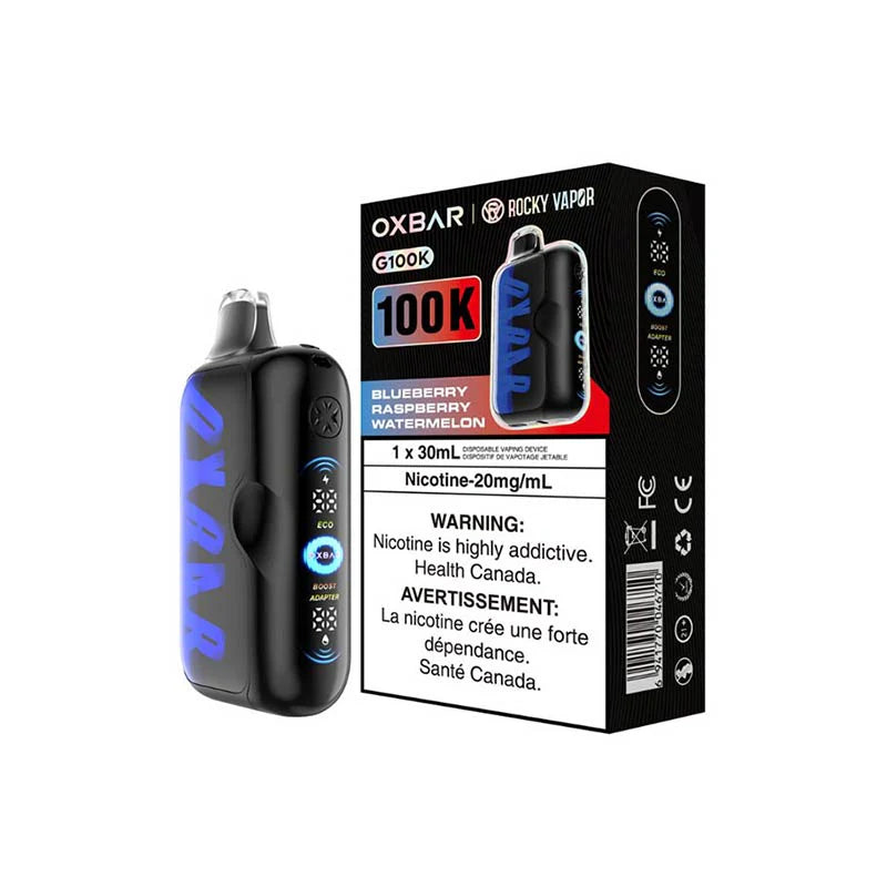 OXBAR G100K - Myrtille, framboise et pastèque - Cigarette électronique jetable - Vapeshop Mania