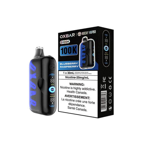 OXBAR G100K - Blue Raspberry - Disposable Vape - Vapeshop Mania