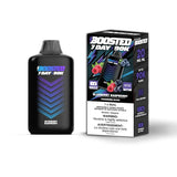 Boosted 7 jours 90K - Myrtille Framboise - Vape jetable - Vapeshop Mania