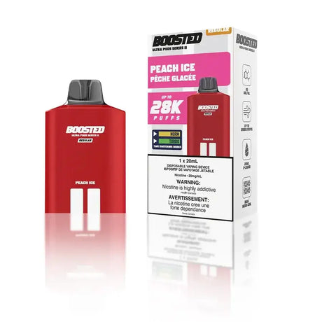 Boosted Ultra Series II 28K Pod - Peach Ice - Prefilled Pod - Vapeshop Mania