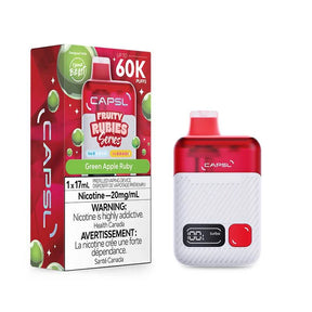 Flavour Beast CAPSL 60K - Fruity Rubies Green Apple Ruby - Disposable Vape - Vapeshop Mania