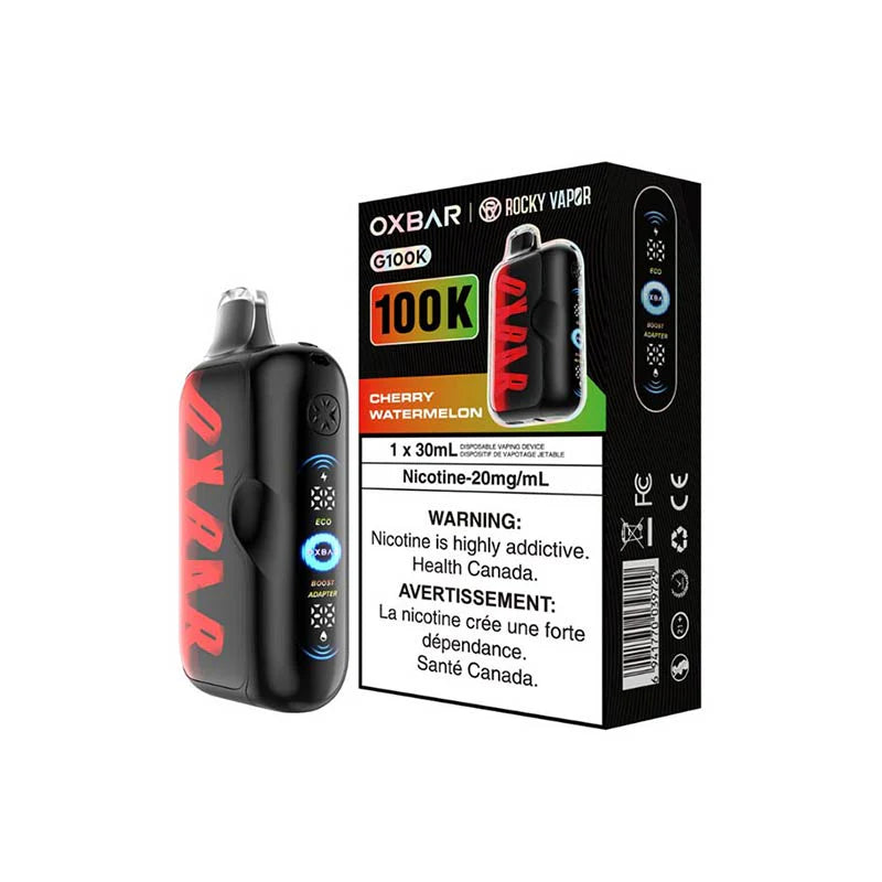 OXBAR G100K - Cerise-Pastèque - Cigarette électronique jetable - Vapeshop Mania