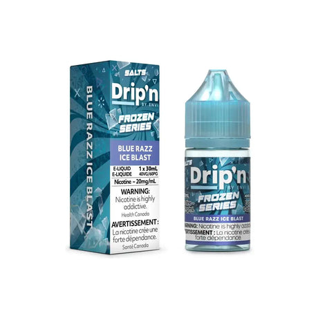 Drip'n Frozen - Blue Razz Ice Blast - 30mL Salt Nic E-Liquid