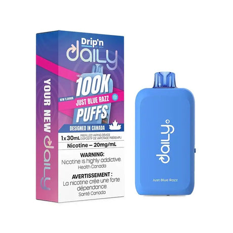 Drip'n by Envi Daily 100K - Blue Razz Ice