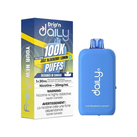 Drip'n by Envi Daily 100K - Uniquement myrtille-citron