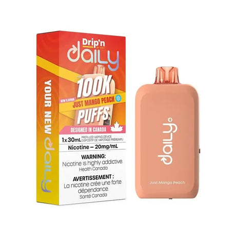 Drip'n by Envi Daily 100K - Juste mangue-pêche