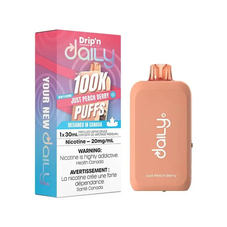 Drip'n by Envi Daily 100K - Just Peach Berry