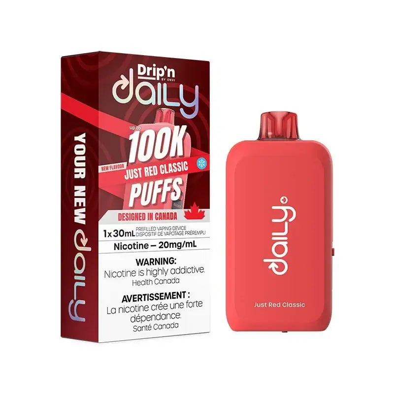 Drip'n by Envi Daily 100K - Just Red Classic