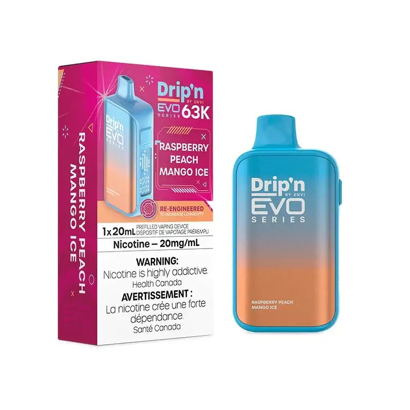 Drip'n by Envi EVO 63K - Raspberry Peach Mango Ice