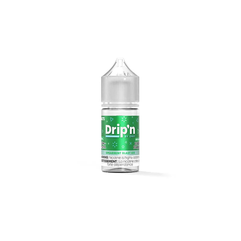 Spearmint Blast Ice by Drip'n Envi - Salt Nic Vape Juice - Vapeshop Mania